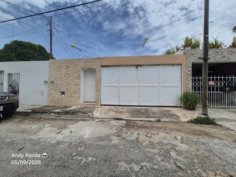 casa en renta en merida, fraccionamiento Chenkú- amueblada y equipada